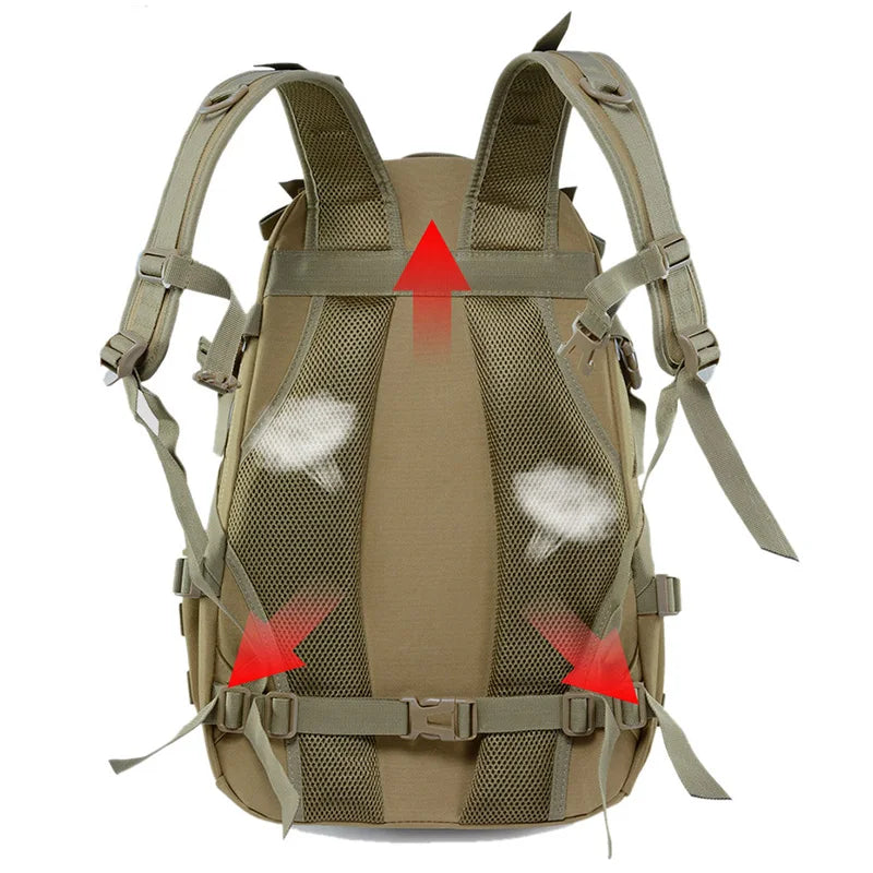 Mochila MOLLE tática - Bolsa de viagem