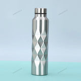 Garrafa Inox 1000ml – Design Clássico, Reutilizável e Super Resistente