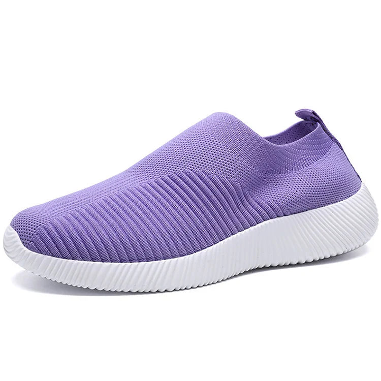 Tênis Feminino de malha sem cadarço - Academia / Caminhada