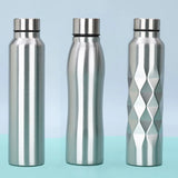 Garrafa Inox 1000ml – Design Clássico, Reutilizável e Super Resistente