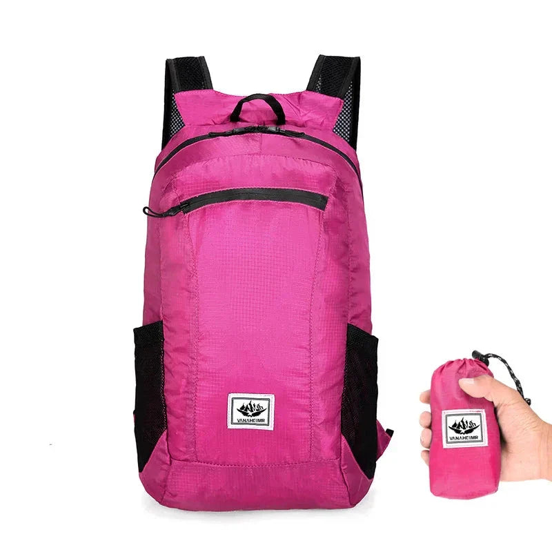 Mochila esportiva Dobrável - Capacidade 18L