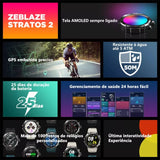Smartwatch Zeblaze Stratos 2 – GPS Dual e Performance Avançada