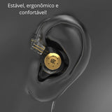 KZ EDX PRO X - Fone de Ouvido In-ear Lançamento Gamer