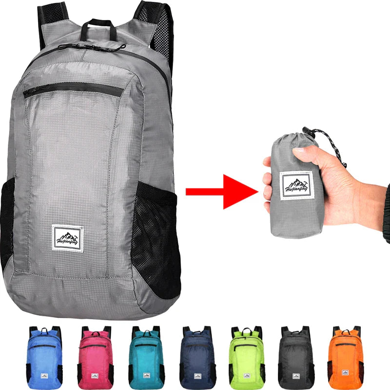 Mochila esportiva Dobrável - Capacidade 18L
