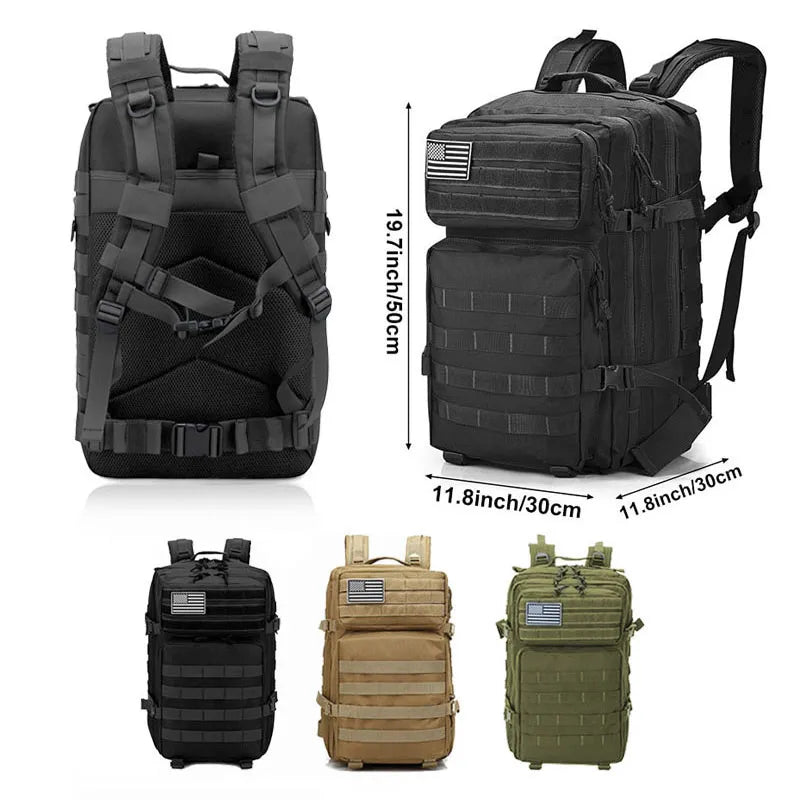 Mochila Tática Militar Impermeável