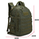 Mochila Tática Militar 35L – Alta Capacidade, PoliÉster Reforçado e Design Outdoor