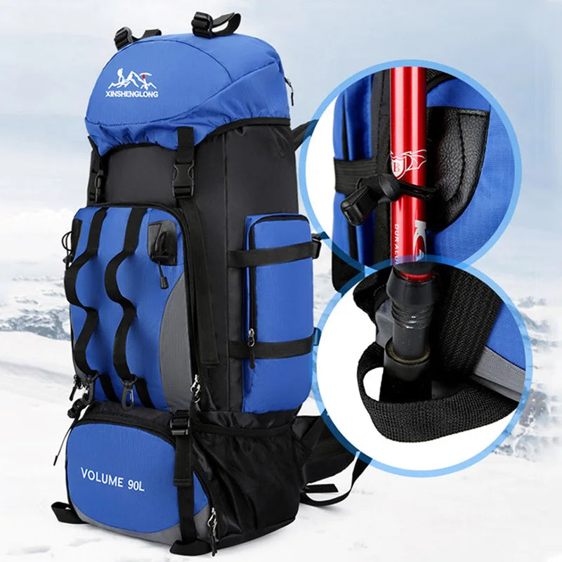 Mochila Impermeável para acampamento