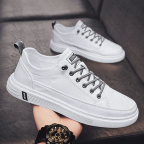 Tênis Casual Masculino de Couro Super Confortável - All Style