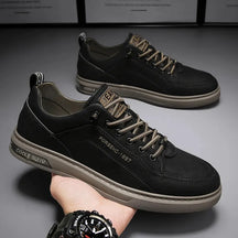 Tênis Casual Masculino de Couro Super Confortável - All Style